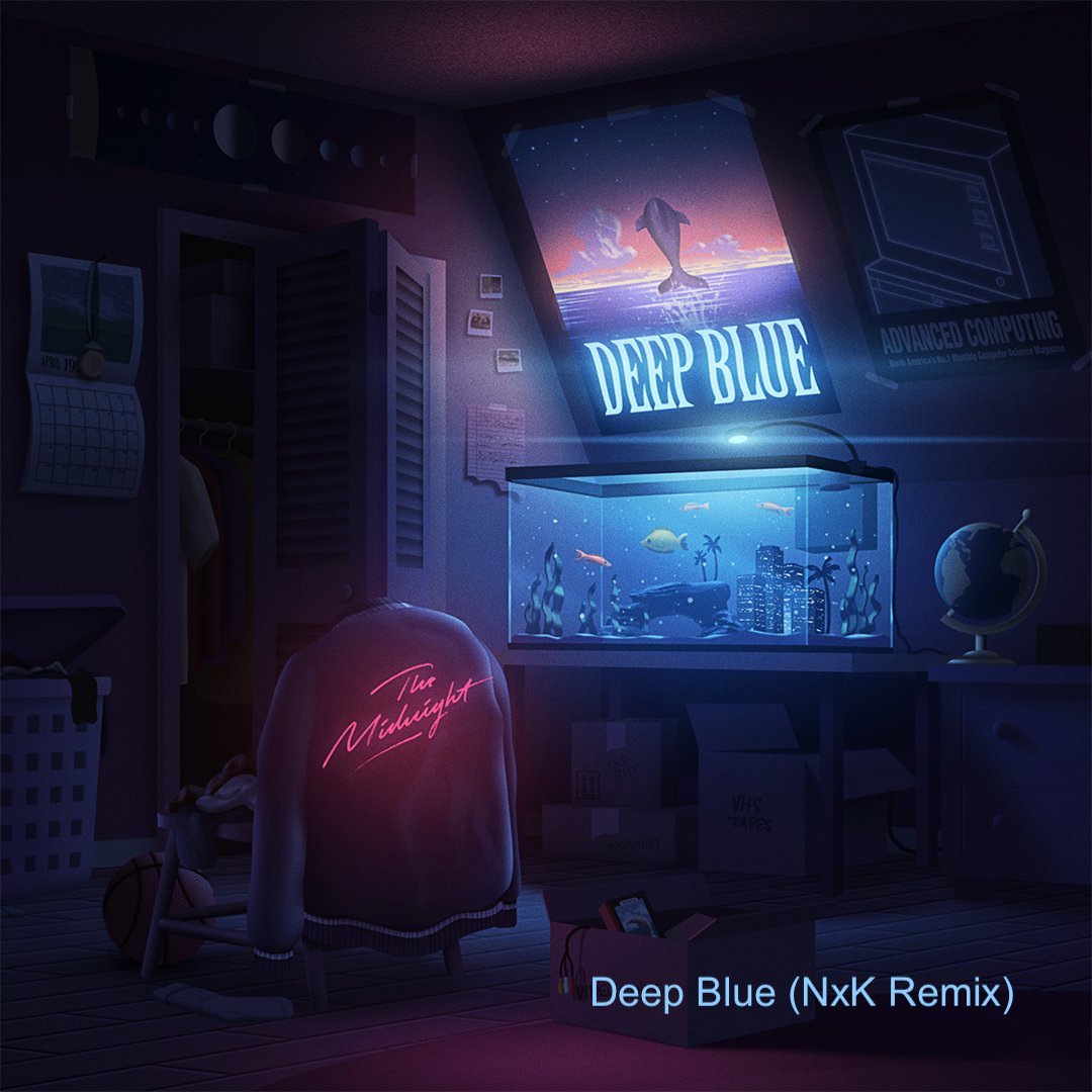 The Midnight     Deep Blue (NxK remix)